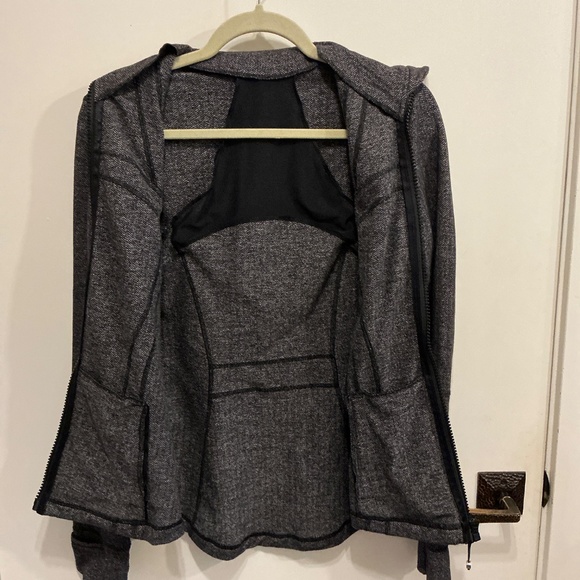 Lululemon Define Jacket Jaquard Blk/Wh-10 - Picture 5 of 5